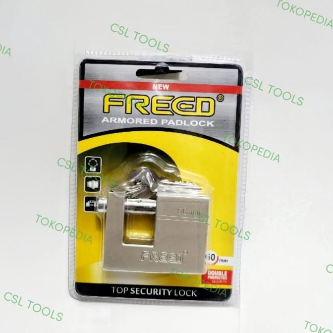 Update Gembok Kotak Gudang FREED 60 MM - Gembok Panser - Gembok Gudang 60mm #csl Murah