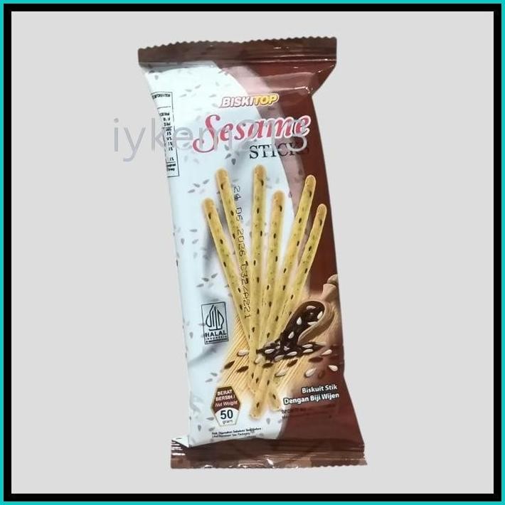 

BISKITOP VEGETABLE SESAME, CURRY & CHEESE BISCUIT STICK 50GR