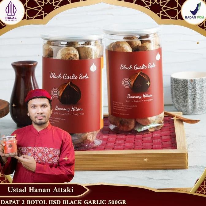 

Sale 2 Botol Hsd Black Garlic 500 Gr / Bottle, Bawang Hitam V2 Spices Toples