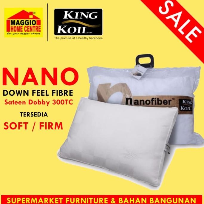 Sale Maggio Bantal King Koil Springbed Nano Fiber