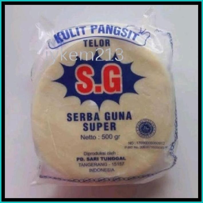 

SG KULIT PANGSIT SPESIAL TELUR SERBAGUNA BULAT