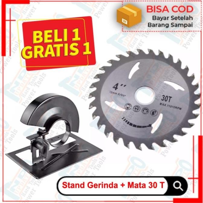 Dudukan Gerinda Holder Potong Kayu Mata Gergaji Bulat Serkel 30T murah