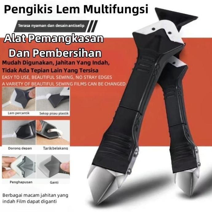 

Pengikis Multifungsi, Pengikis, Pisau Pembersih Dan Pemotong, Pengisi Celah Ubin, Alat Pembersih Pemangkasan Dengan 5 Kepala Pengikis Karet Yang Dapat Diganti Co