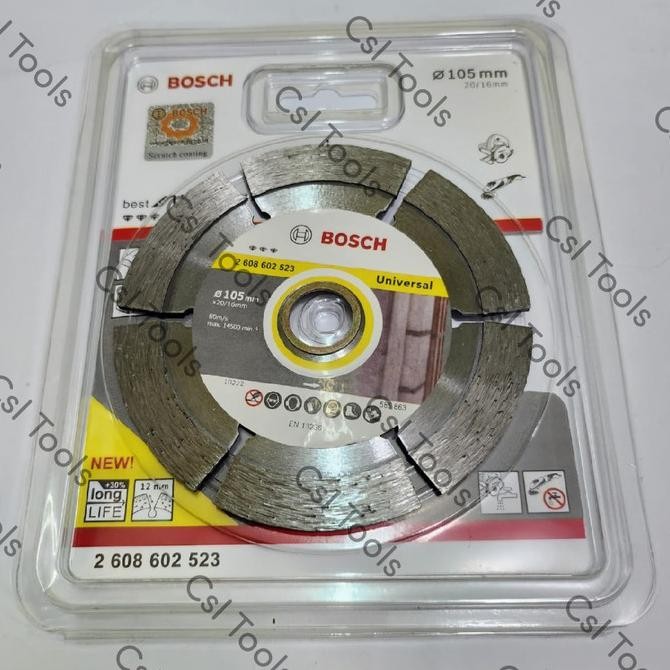 Terbaru Diamond Wheel Bosch Kuning 4" Kering / Mata Gerinda Potong Granit #csl Kualitas Baik