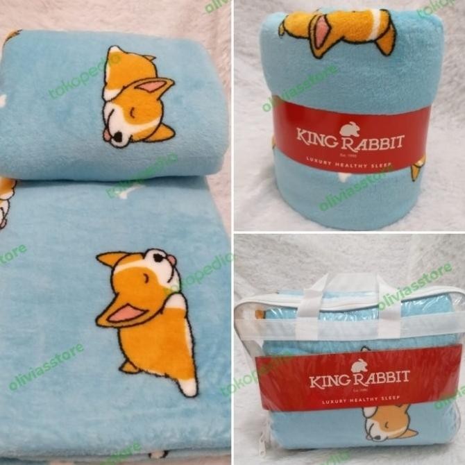 Sale Selimut Thermal King Rabbit