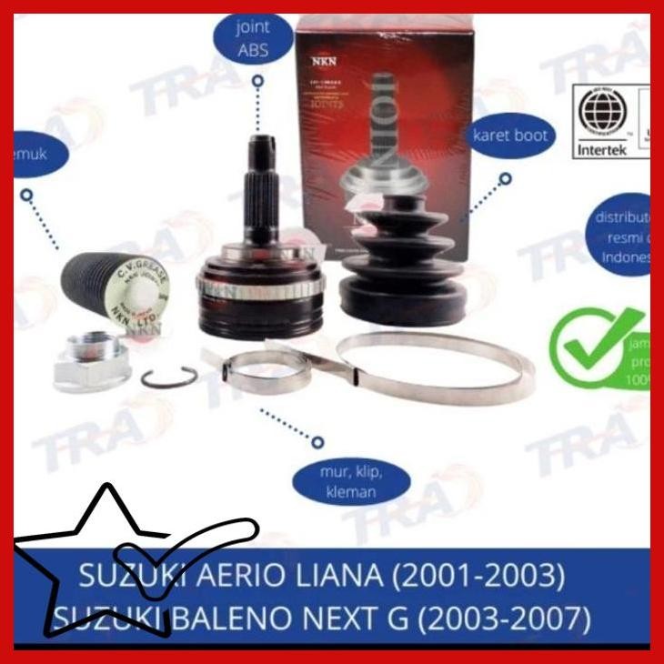 [MJA] AS RODA CV JOINT LUAR SUZUKI AERIO BALENO NEXT G NKN JAPAN
