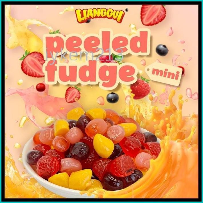 

120PCS PERMEN KUPAS VIRAL 4 RASA - STROBERI,MANGGA,JERUK,LECI SNACK HALAL LIANGGUI FREE ONGKIR
