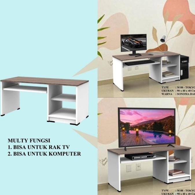 Meja lesehan minimalis meja laptop meja komputer serbaguna meja pc meja tv meja tulis meja kerja mej