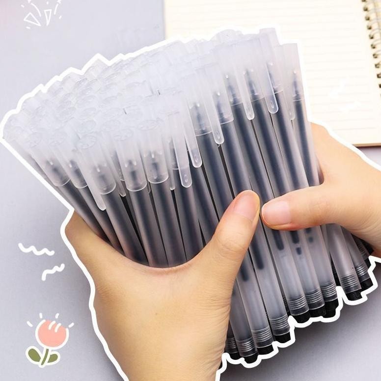

50PCS PULPEN PENA PULPEN 1 PACK PPULPEN KARAKTER PEN SIMPLE GEL PEN BOLPOIN MURAH STUDY STUFF ALAT TULIS HARGA GROSIR