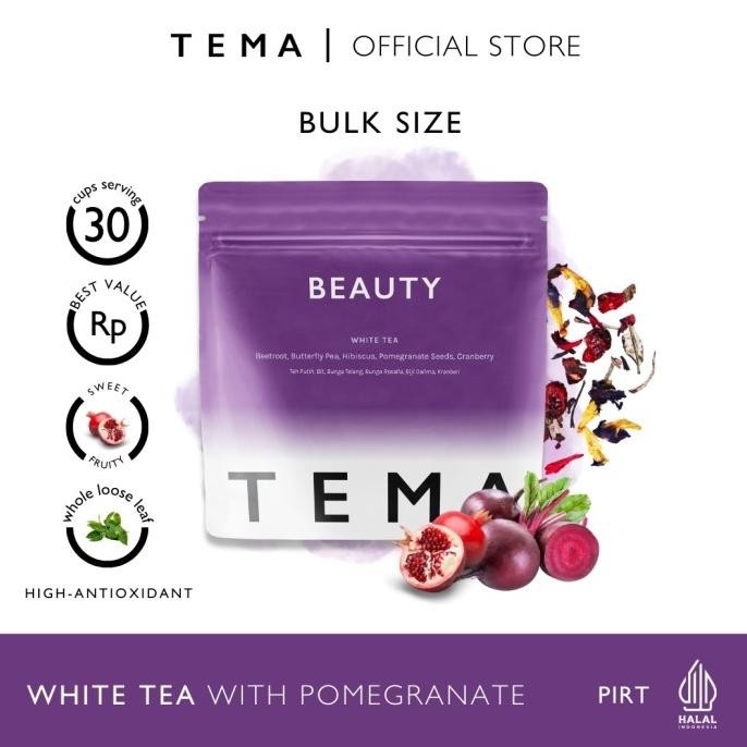 

Grosir Tema Tea Loose Leaf Large Pouch - Beauty / White Beet Pomegranate