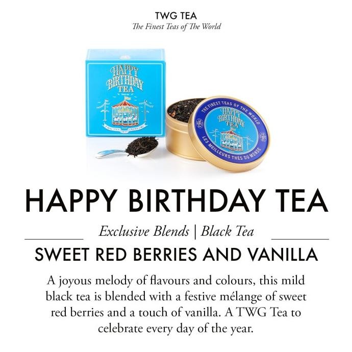 

Grosir Twg Tea Happy Birthday Tea, Caviar Tin Tea, 100G
