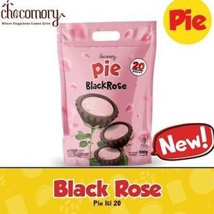 

Grosir Chocomory Pie Black Rose Isi 20 - 500Gr