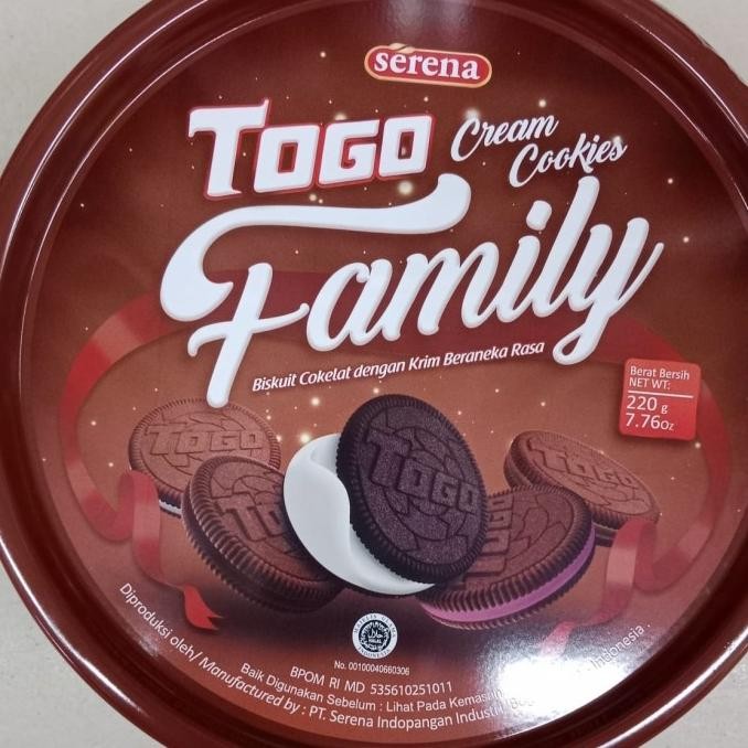 Promo Serena Togo Family 220 Gr / Kue Kaleng Serena Togo Family / Kue Kaleng