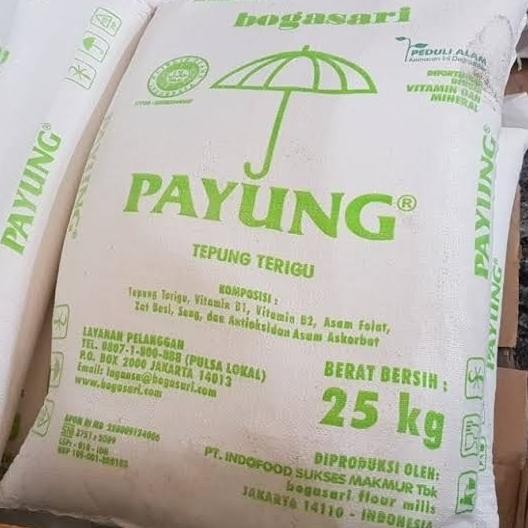 

Promo Tepung Terigu Payung 25Kg Bogasari Bal Sak