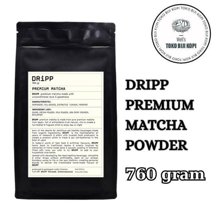 

Promo Dripp Premium Matcha Powder / Dripp Bubuk Matcha - 760 Gram