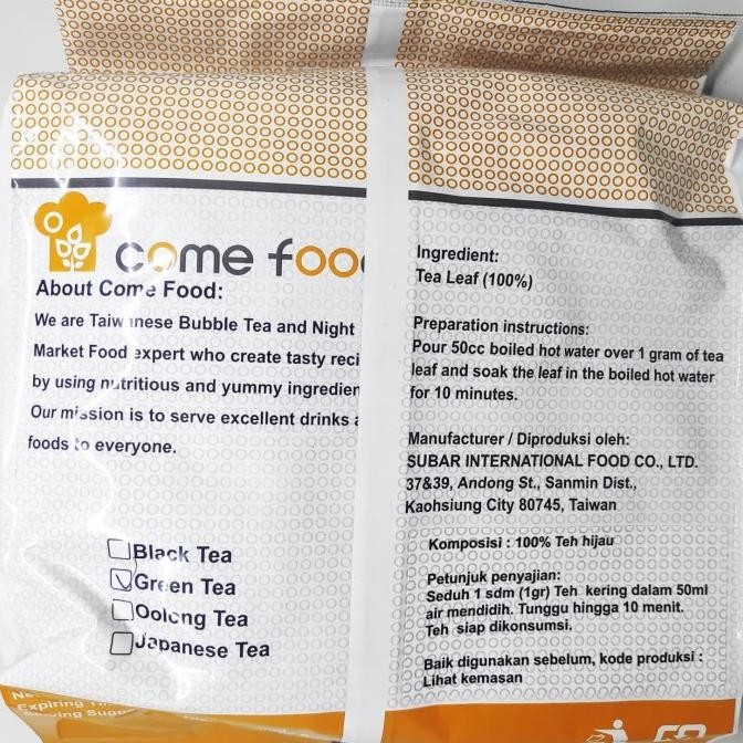 Promo Jasmine Green Tea & Oolong. Import Taiwan Teh