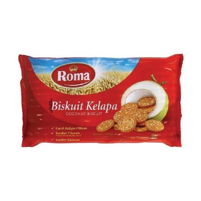 

Promo Roma Kelapa 300G Kemasan 1 Pak Isi 7 Pcs