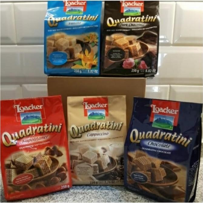 

Murah Loacker Quadratini 250Gr Wafer