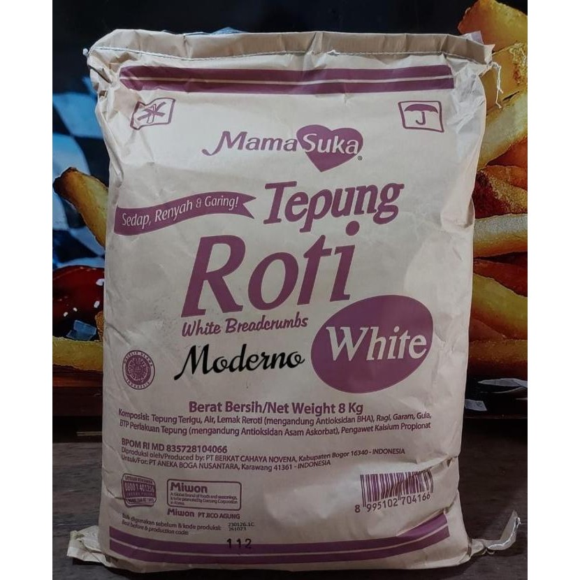 

Grosir Mamasuka Tepung Roti White 8 Kg