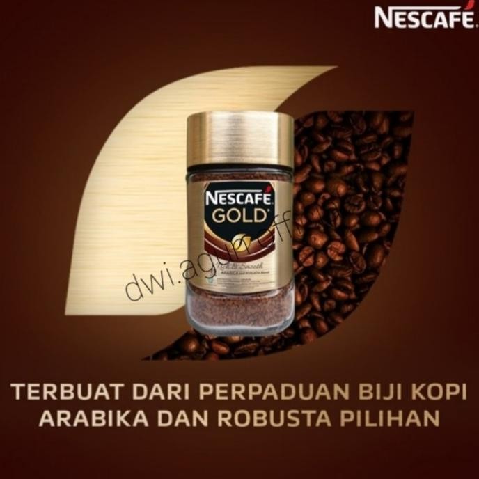 

Grosir Nescafe Gold Kopi Instan Kopi Hitam 100Gr Jar