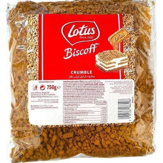 

Grosir Lotus Biscoff Biscuit Crumble 750 Gr