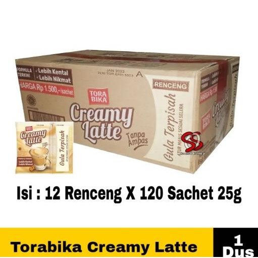 

Murah Torabika Creamy Late [1Karton/12Rtg]/ Dus Kopi Tora Bika