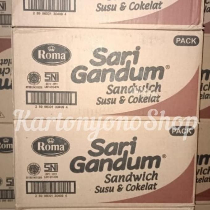 

Sale Snack Biskuit Roma Sari Gandum Sandwich Susu & Coklat Rp.6000An