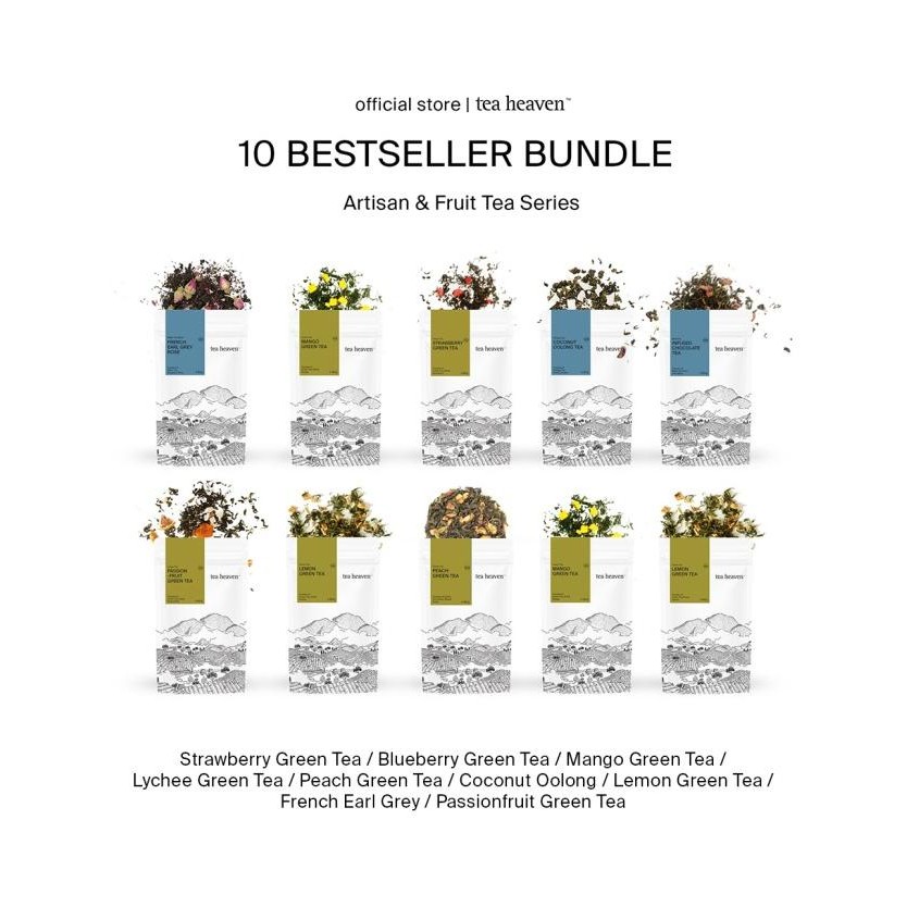 

Murah Artisan Tea Package Bundle Fruit Tea Blend Paket Teh Cafe Bestseller