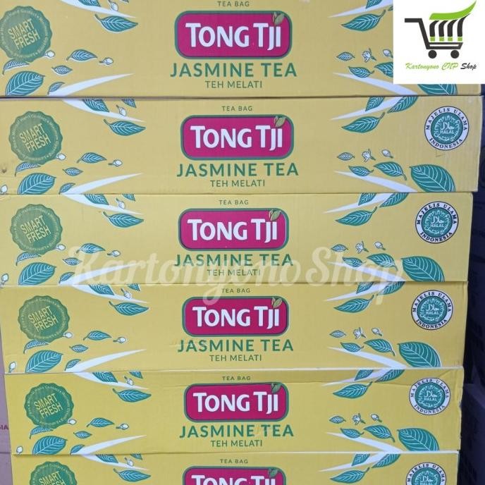 

Murah Teh Tong Tji Celup Jasmine Tea Teh Melati Per Dus Isi 50 Pak
