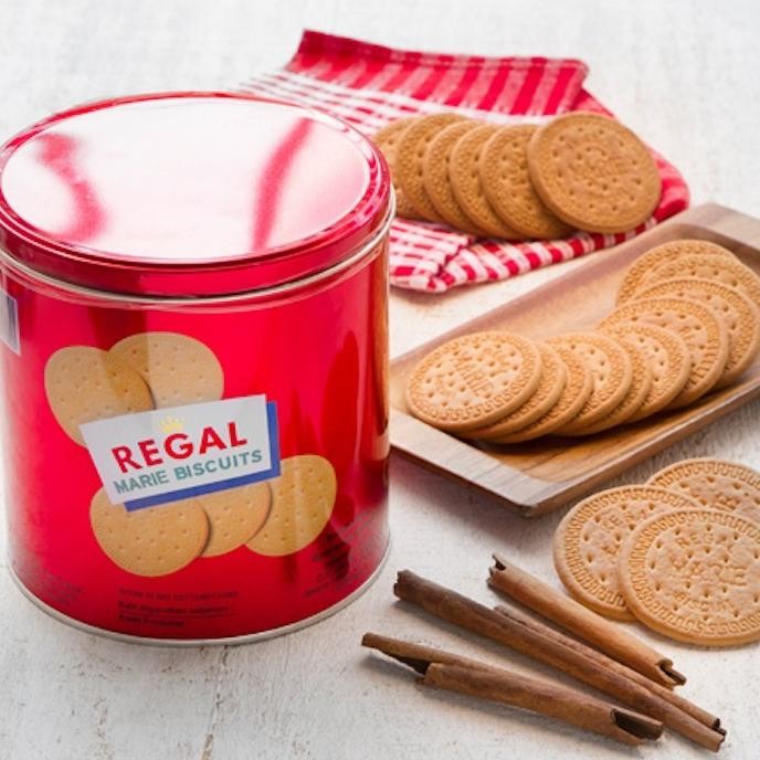 

Grosir Regal Marie Superior Biscuits Roll / Kue Biskuit Mari Kaleng Kecil 550