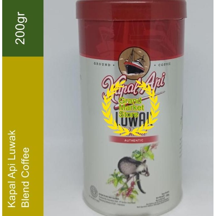 

Murah Kapal Api Luwak Blend Coffee 200 Gram
