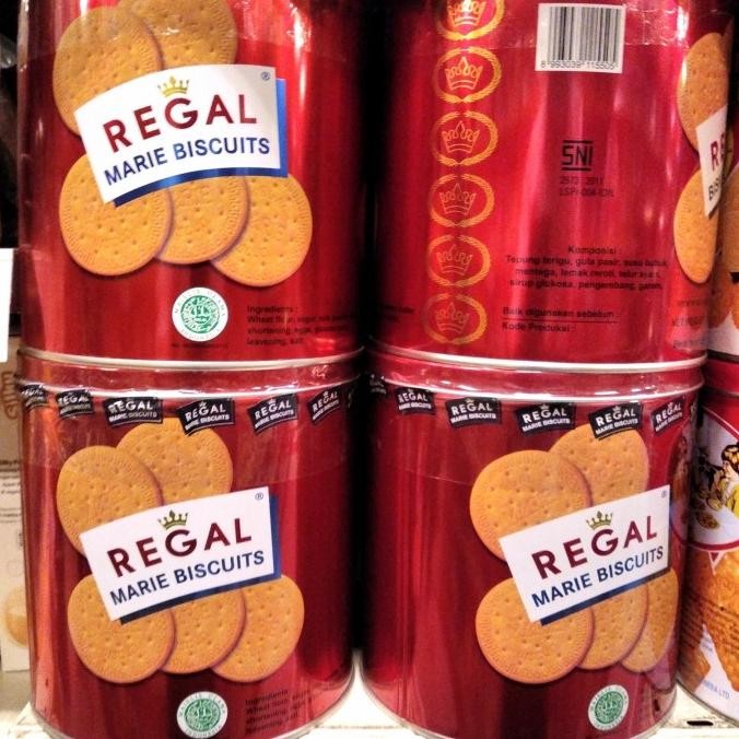 

Murah Marie Regal Biskuit Kaleng 550Gr