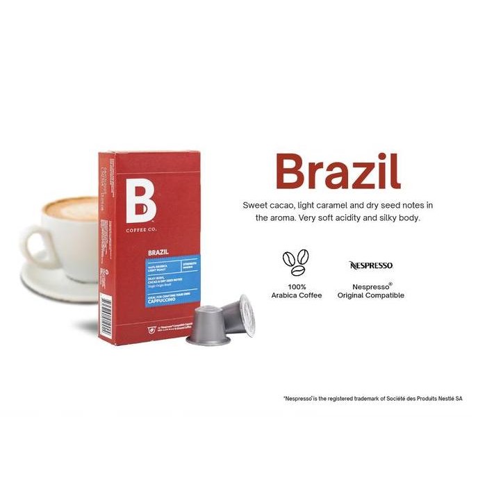 

Grosir B Coffee Co. Duo Best Seller Kopi Kapsul Nespresso Compatible Capsule