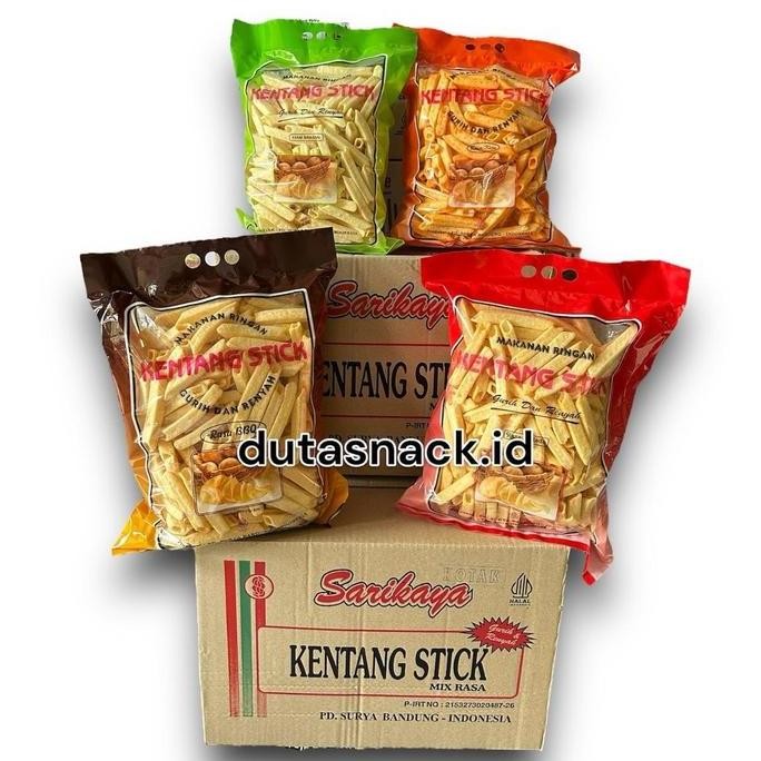 

Promo Exc Live 1 Karton Stick Kentang Isi 4 Mix Rasaa By Dutasnack.Id