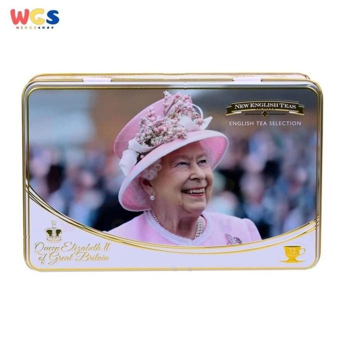 

Murah New English Teas Queen Elizabeth Ii Tea Tin With 72 Assorted Teabag