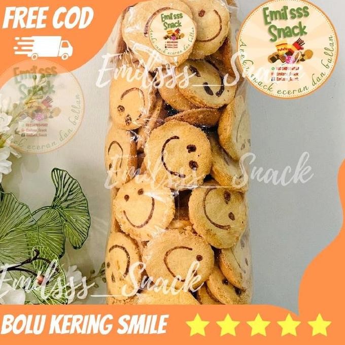 

Grosir Kue Kering Bolu Smile 1 Bal Enak Gurih Halal