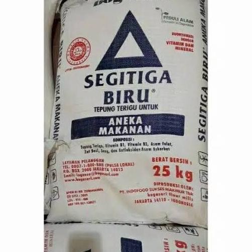 

Murah Tepung Terigu Segitiga Biru 25 Kg Per Pack 1 Karung