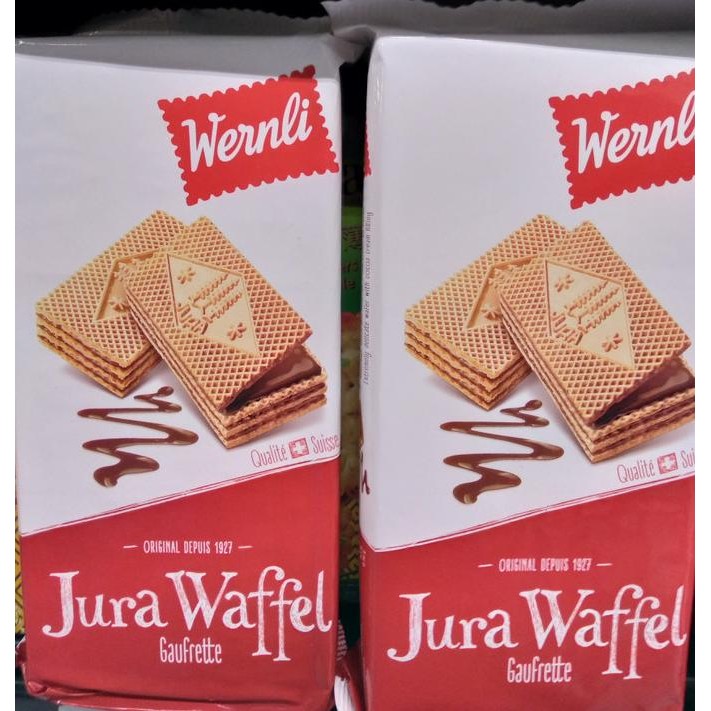 

Sale Promo!! Wernli Jura Waffel - Wafer Chocolate Original