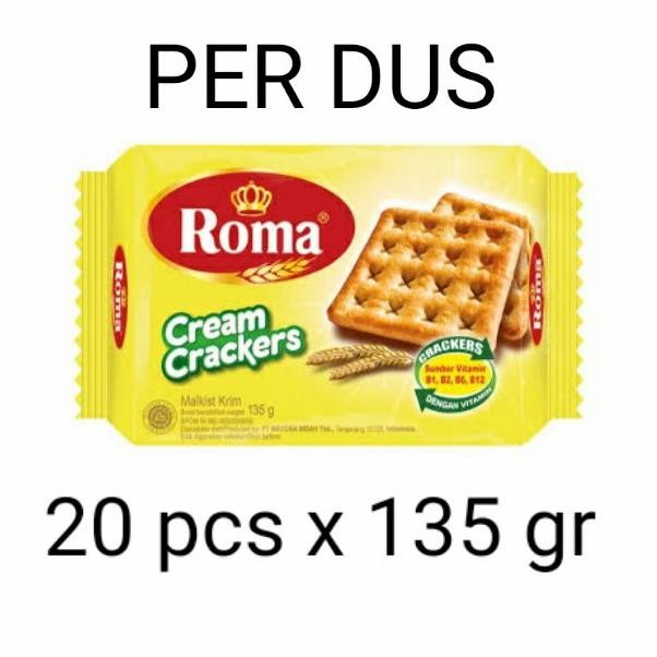 

Sale Roma Malkist Cream Crackres 135 Gr Per Dus