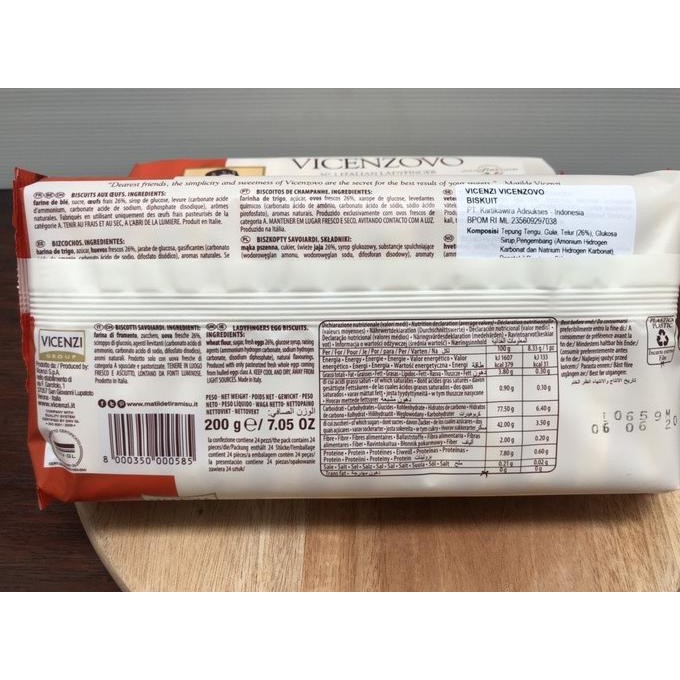 

Promo Lady Finger Vicenzovo 200Gram - 1 Karton