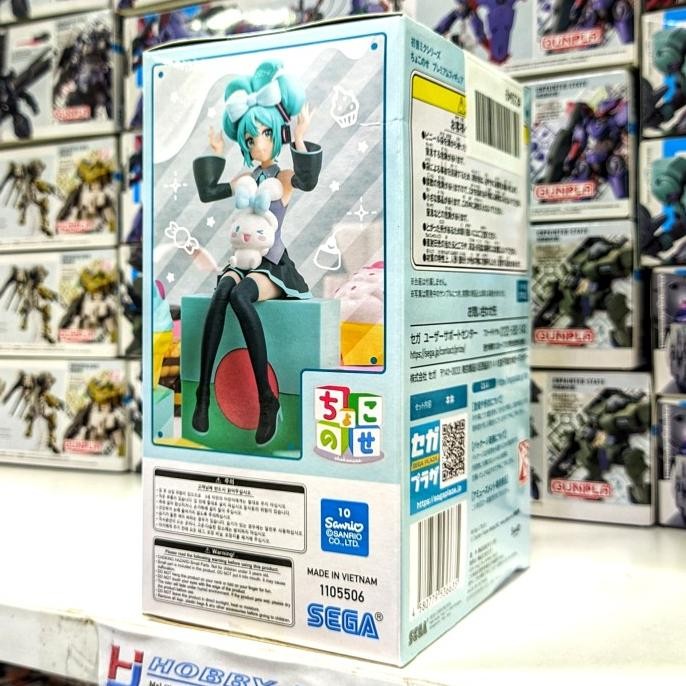 SEGA CHOKONOSE FIGURE HATSUNE MIKU X CINNAMOROLL