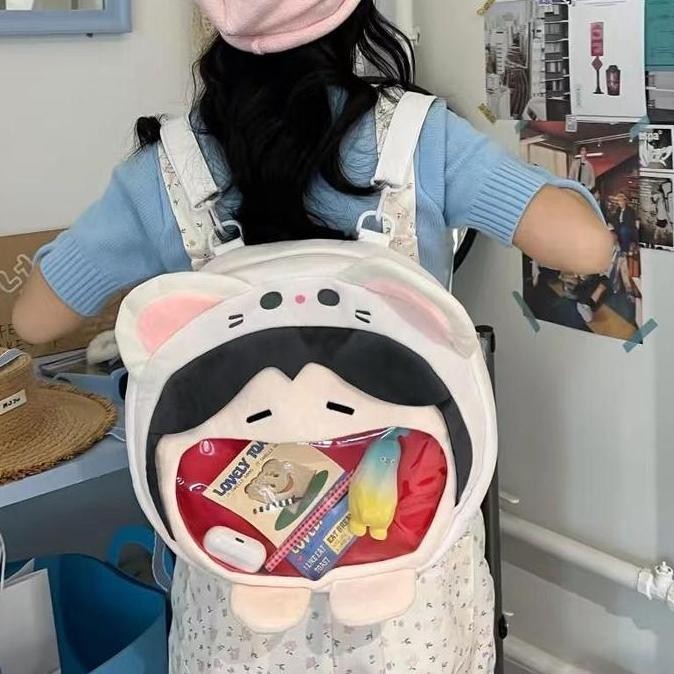 RedArtos & ORI kagamine len & rin purse bag tas selempang wanita tas boneka Fashion Motif Kartun Kar