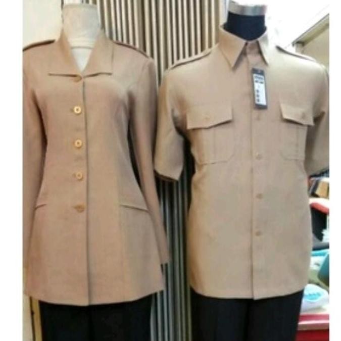 Bisa Grab Seragam Dinas Guru Pramuka Wanita || Baju Dinas Pramuka Jumbo