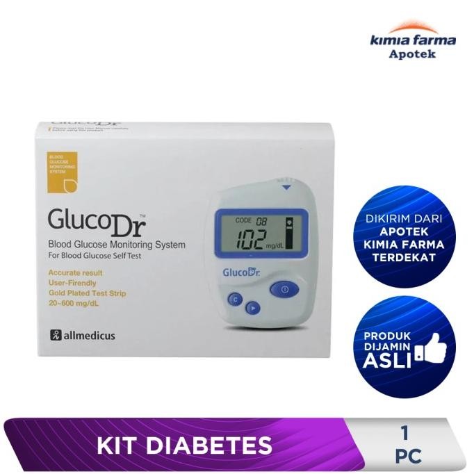 Terlaris Gluco Dr Bio Sensor Agm 2100 / Alat Cek Gula Darah / Kimia Farma Ready Stok