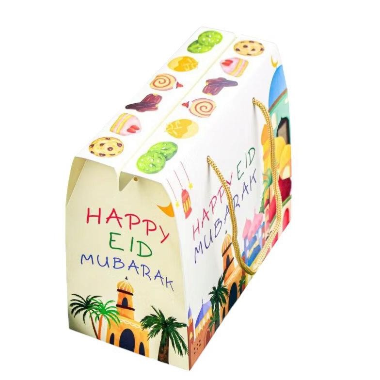 

[ ISI 10-20-30-40-50 ] KOTAK HAMPERS IDUL FITRI / PAPER BAG LEBARAN 2025 / BOX HAMPERS SOUVENIR / GABLE BOX HAMPERS