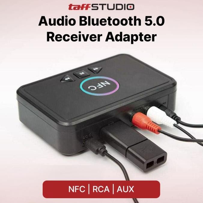 Audio Bluetooth 5.0 Receiver Adapter NFC RCA AUX