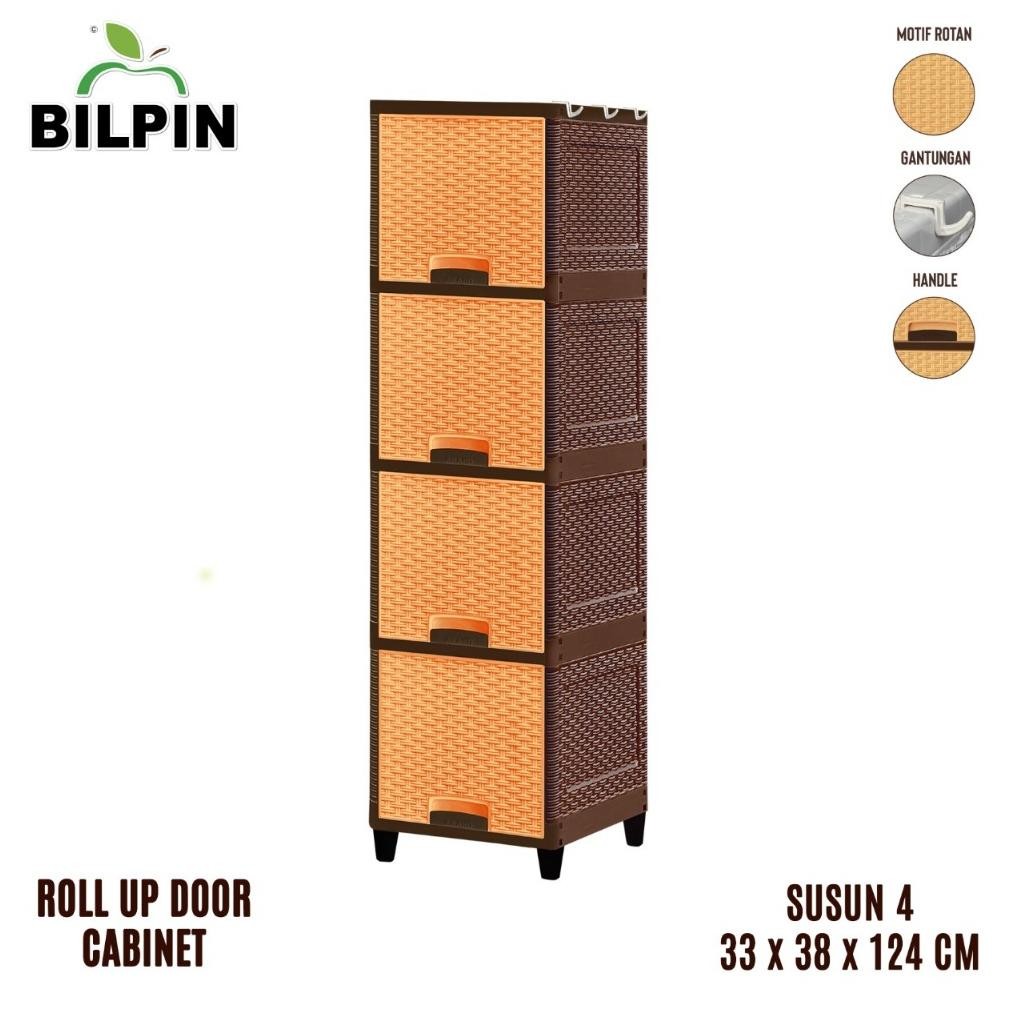 LEMARI PLASTIK PORTABLE ROLL UP AKAKO / LEMARI SERBAGUNA / RAK HELM / RAK BUKU