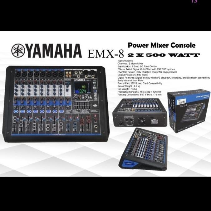 Murah Power Mixer Yamaha Emx8 Emx 8 8Channel