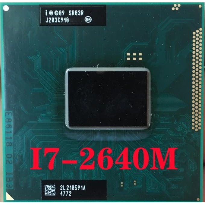 Bisa Grab Trendy Sr03R Intel Core I7-2640M Laptop Processor Socket G2