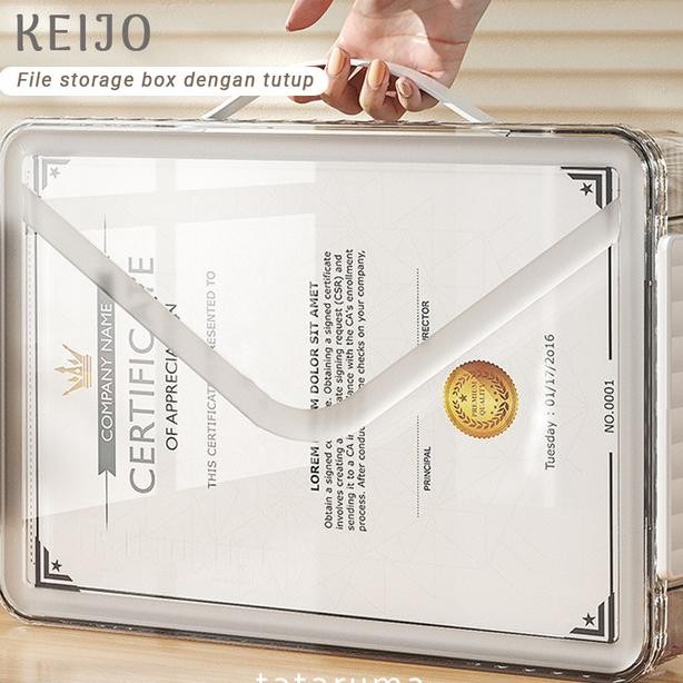 

Eijo Ota Yimpanan Doumen Dengan Tutup Erbaguna File Bo Tray Tranparan